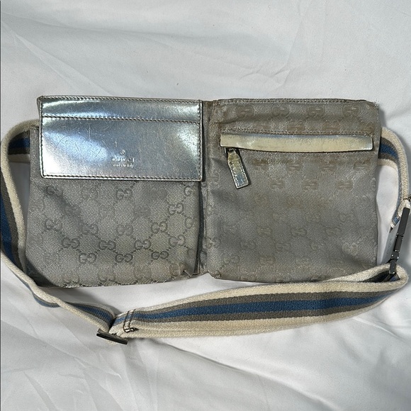 Gucci Silver belt Bag bum bag